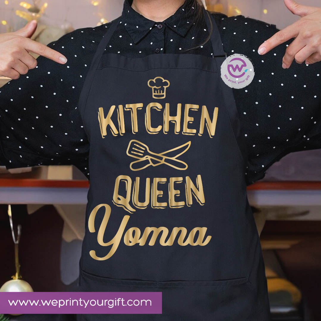 Cooking & Kitchen Apron – Heavy Cotton Apron with Front Pocket and Adjustable Tie