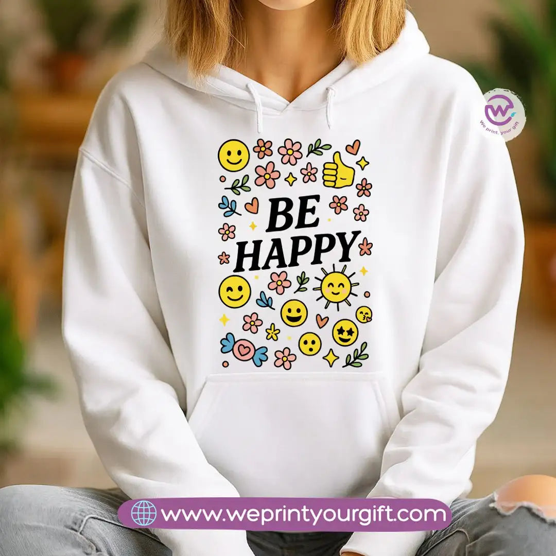 Motivational Doodle Hoodie – Cotton Melton Unisex - WE PRINT