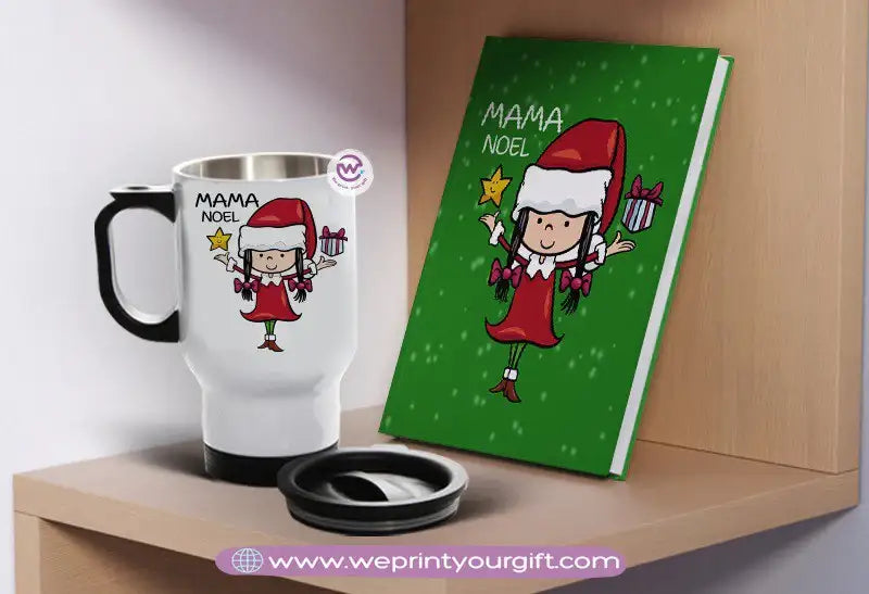 Christmas Notebook & Travel Mug Set โ Festive Personalized Gift | We Print Your Gift - WE PRINT