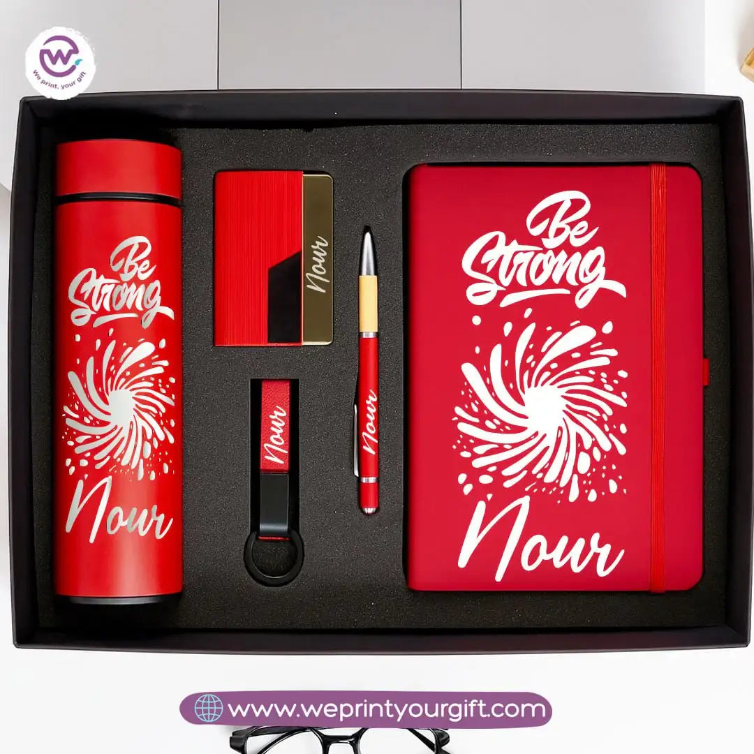 Personalized Motivational Gift Set with Name – Luxury 5-Piece Box | We Print Your Gift - WE PRINT