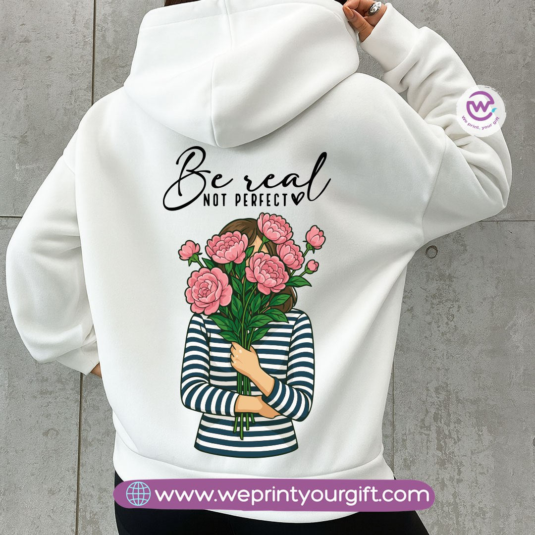 English Motivational Hoodie – Cotton Melton Unisex