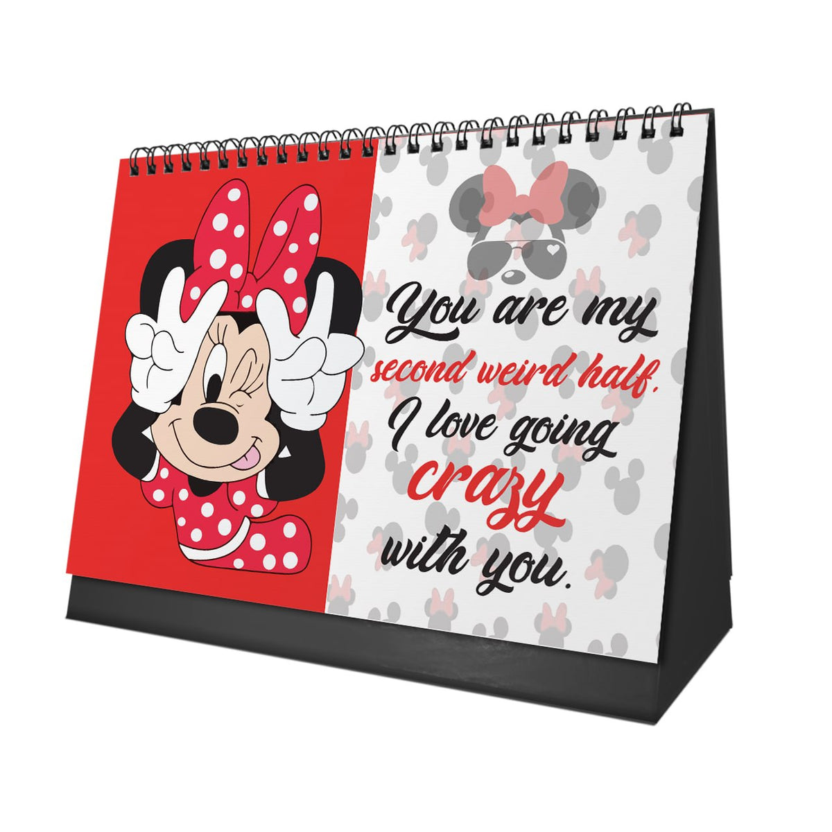 Minnie Mouse 2027 Desk Calendar – Bows, Dots & Happy Days