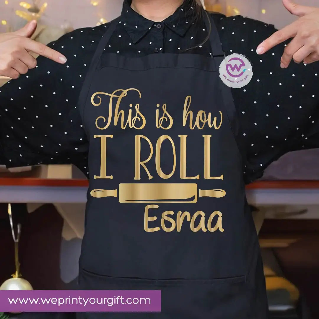Cooking & Kitchen Apron – Heavy Cotton Apron with Front Pocket and Adjustable Tie - WE PRINT
