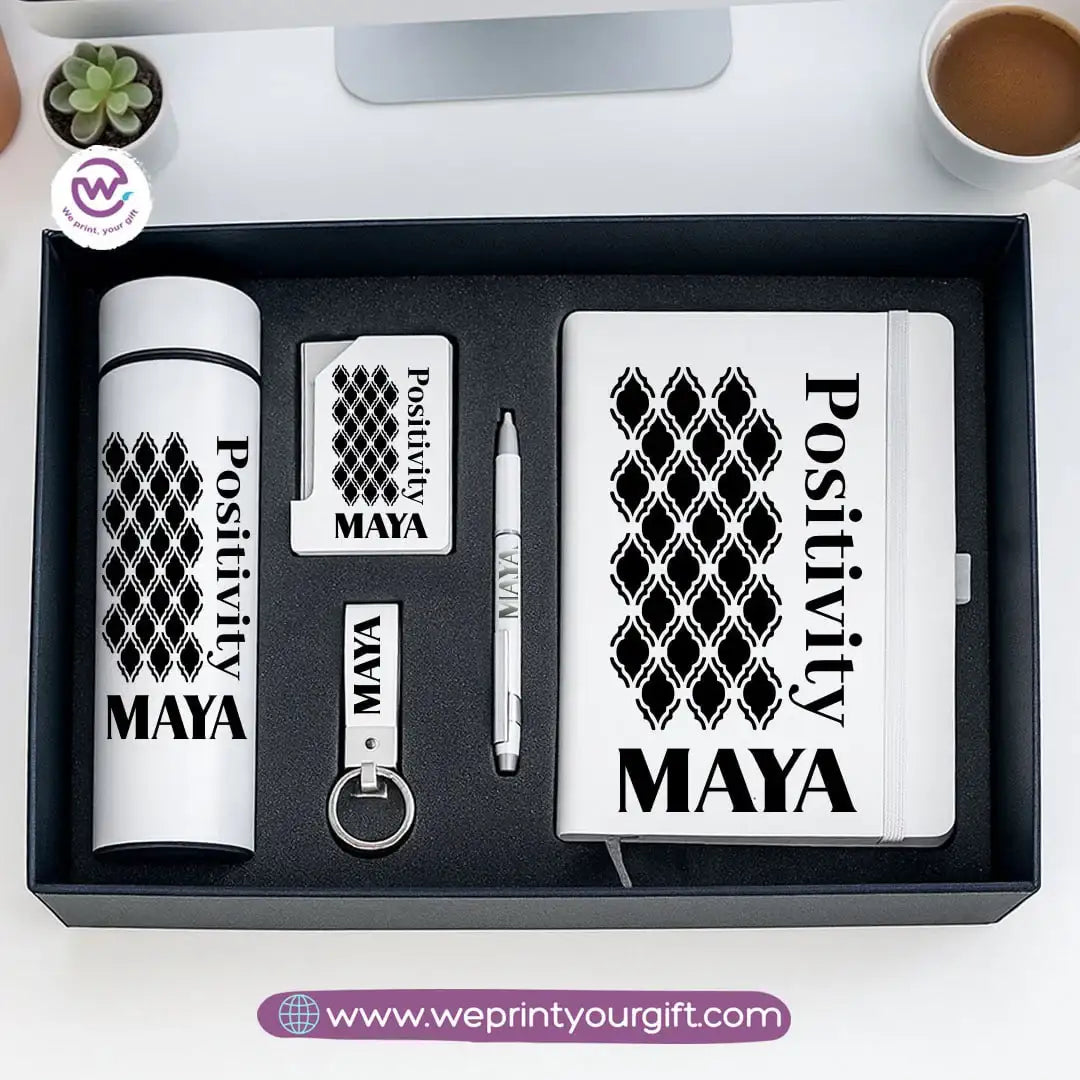 Personalized Inspirational Gift Box with Name – 5-Piece Elegant Motivation Set - WE PRINT