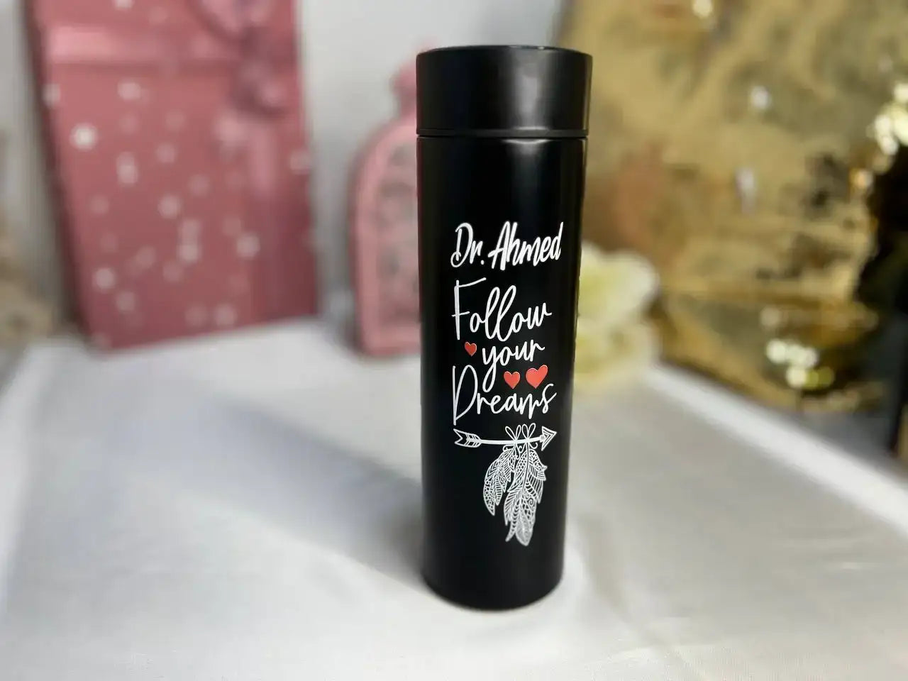 Digital Stainless Steel Thermos with Touch Screen –Sticker Print-Buy 2 Get 1 free - WE PRINT