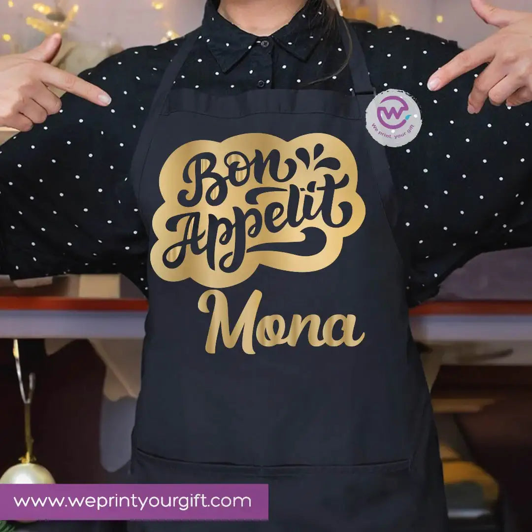 Cooking & Kitchen Apron – Heavy Cotton Apron with Front Pocket and Adjustable Tie - WE PRINT
