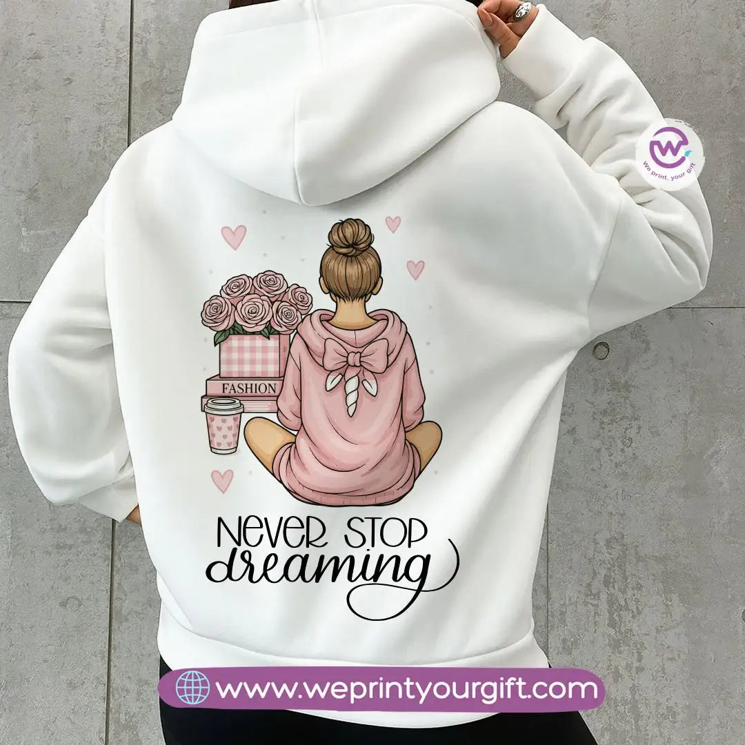 English Motivational Hoodie – Cotton Melton Unisex - WE PRINT