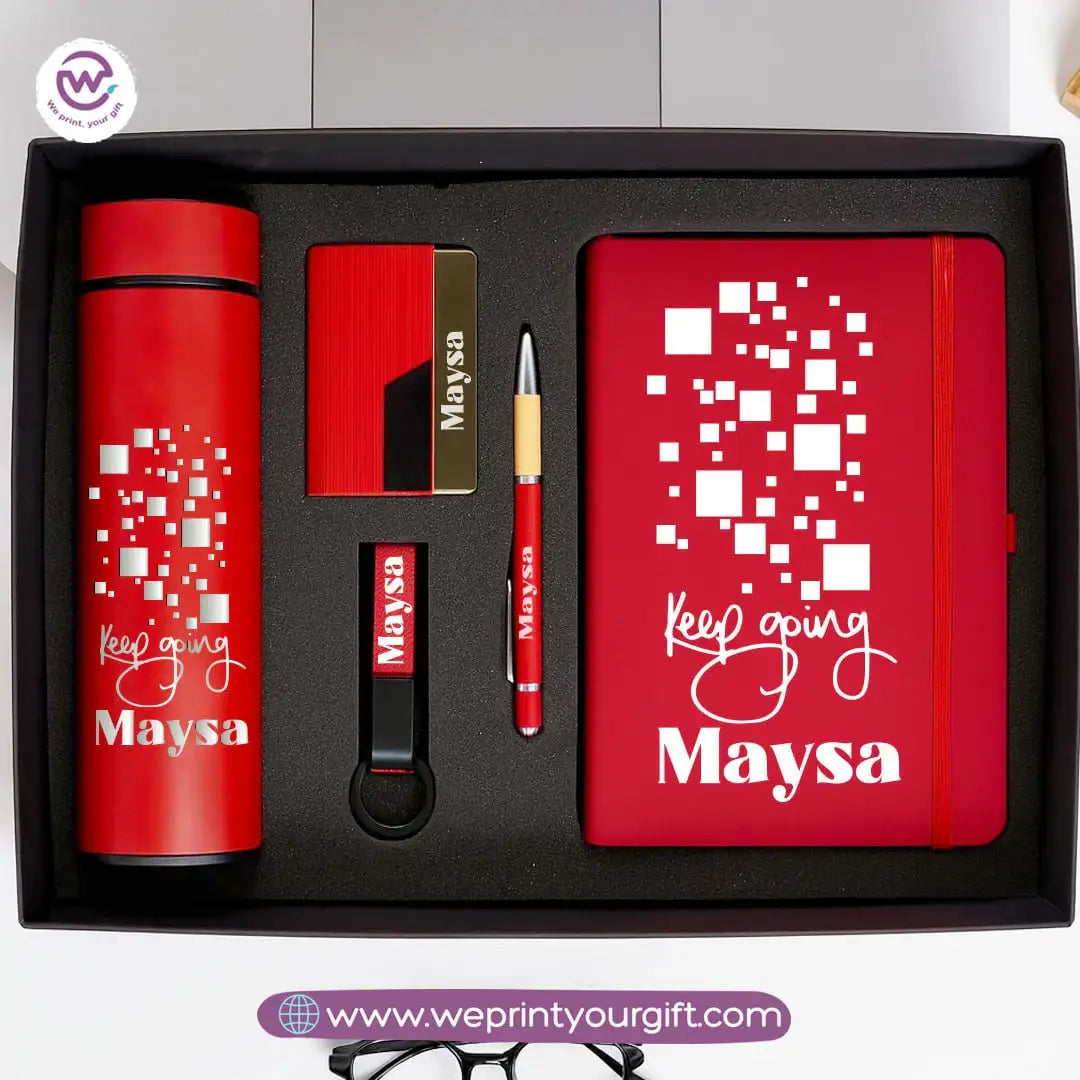 Personalized Motivational Gift Set with Name – Luxury 5-Piece Box | We Print Your Gift - WE PRINT