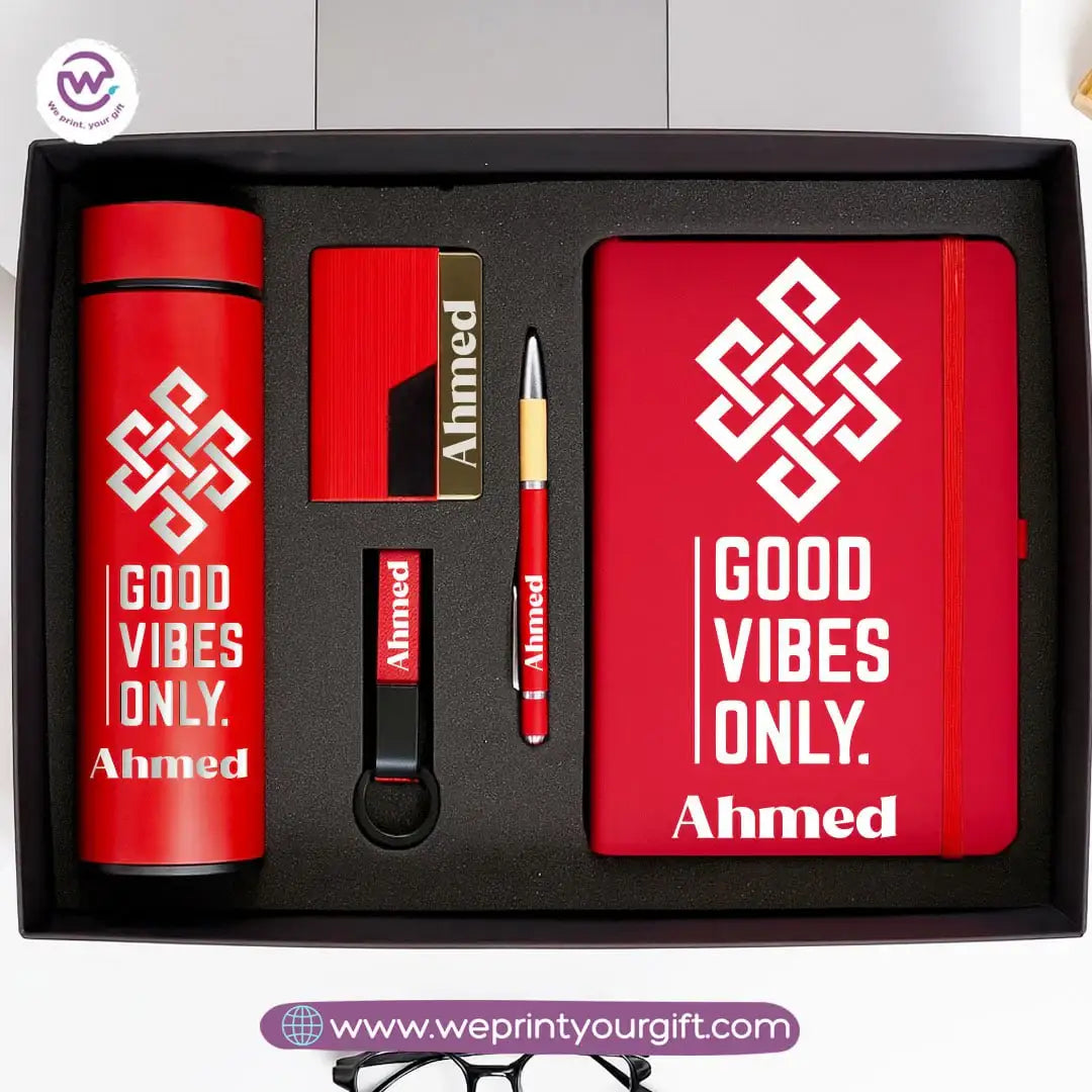Personalized Motivational Gift Set with Name – Luxury 5-Piece Box | We Print Your Gift - WE PRINT