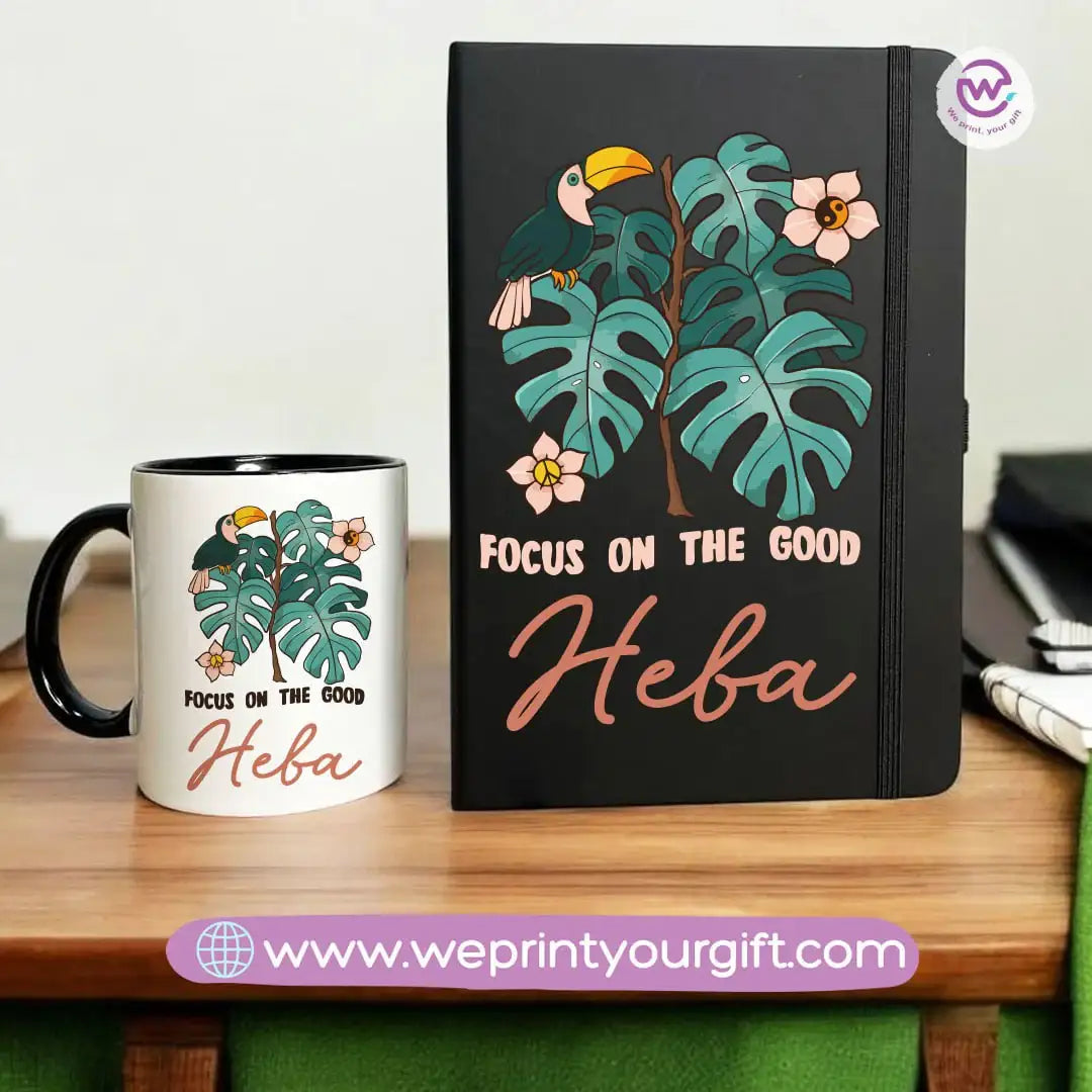 Retro Personalized Mug & Notebook Set – Custom Name Gift | We Print Your Gift - WE PRINT