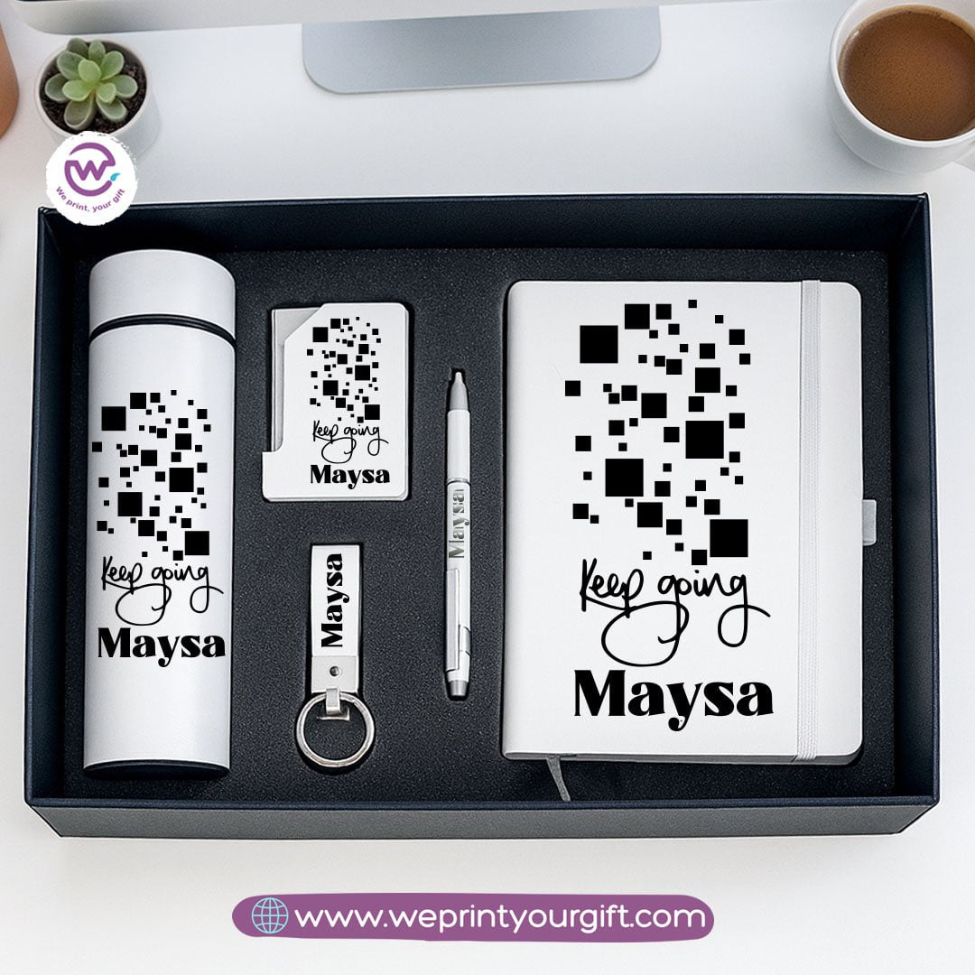 Personalized Inspirational Gift Box with Name – 5-Piece Elegant Motivation Set