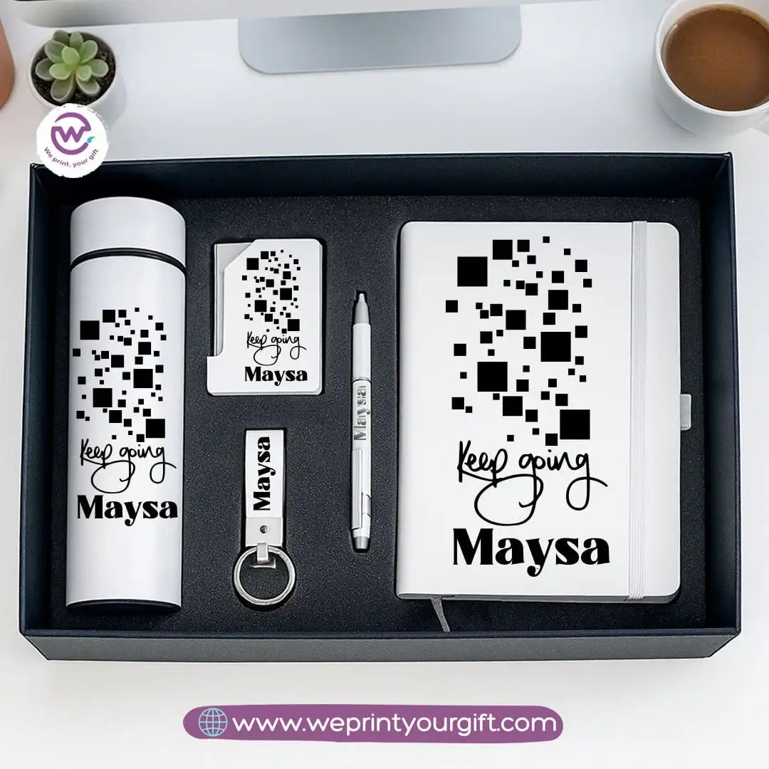 Personalized Inspirational Gift Box with Name – 5-Piece Elegant Motivation Set - WE PRINT