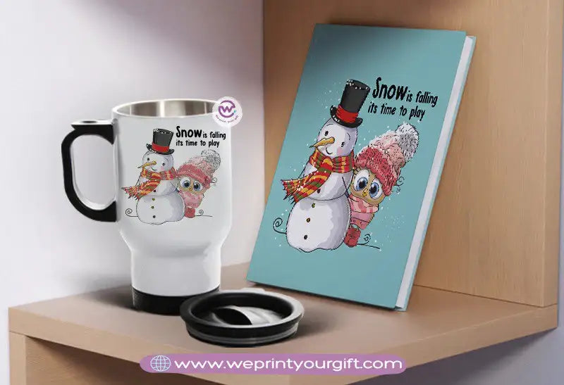 Christmas Notebook & Travel Mug Set โ Festive Personalized Gift | We Print Your Gift - WE PRINT
