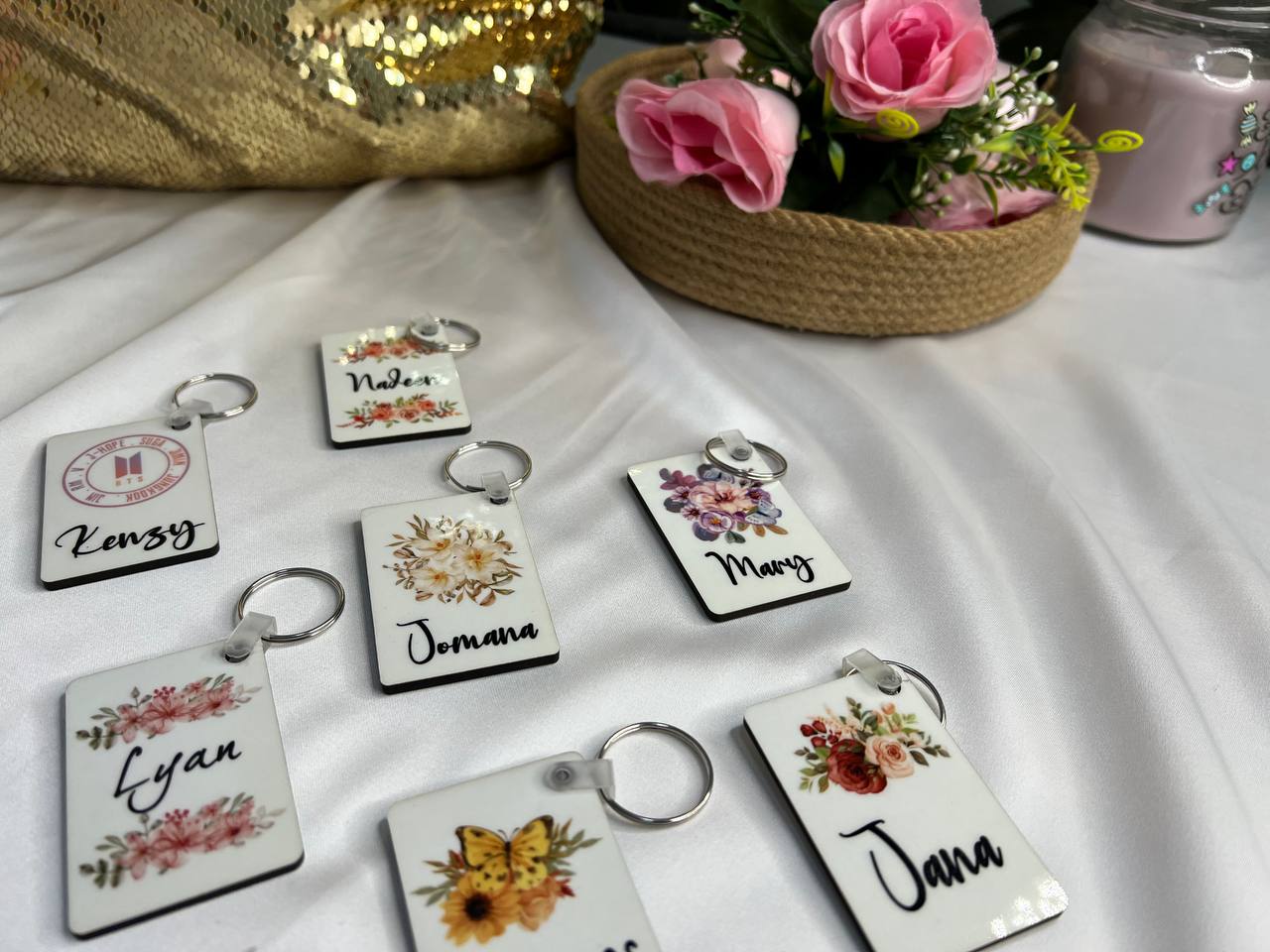 سلسلة مفاتيح خشبية - خيارات التخصيص