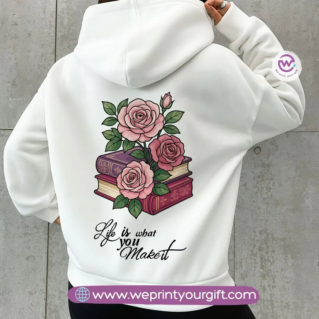 English Motivational Hoodie – Cotton Melton Unisex - WE PRINT