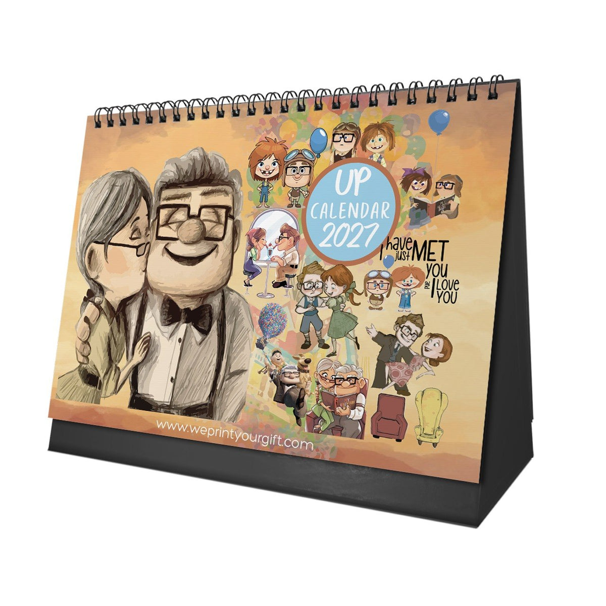 Up 2027 Desk Calendar – Carl & Ellie’s Love and Adventures