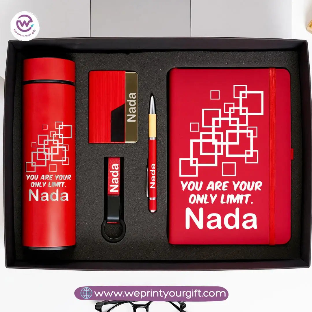Personalized Motivational Gift Set with Name – Luxury 5-Piece Box | We Print Your Gift - WE PRINT