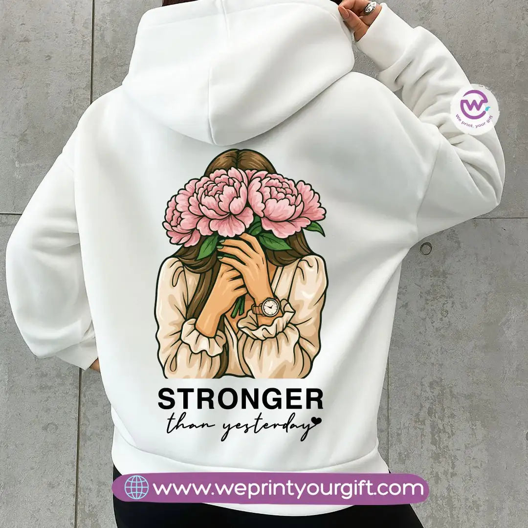 English Motivational Hoodie – Cotton Melton Unisex - WE PRINT