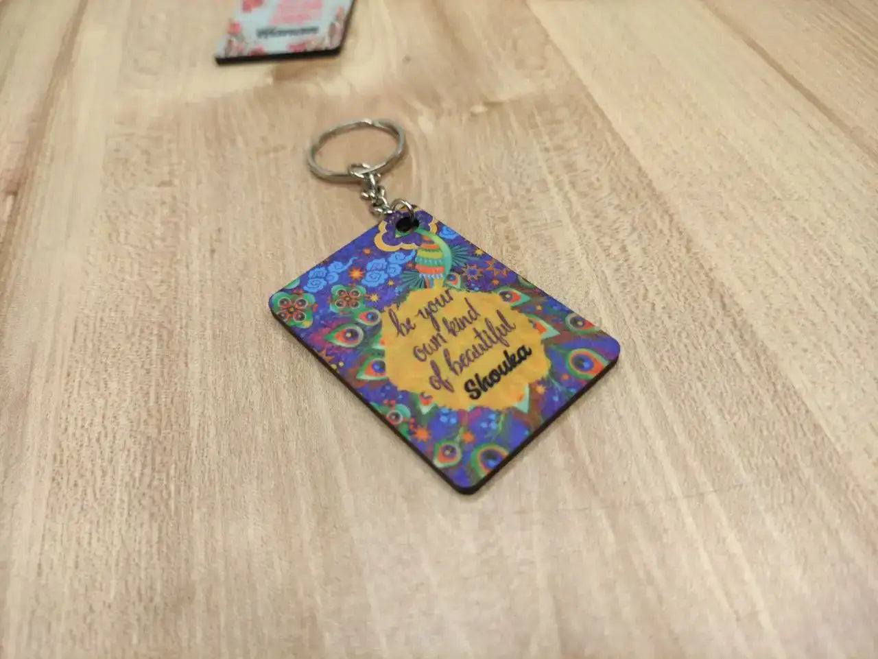 Wooden Keychain-Customization Options - WE PRINT