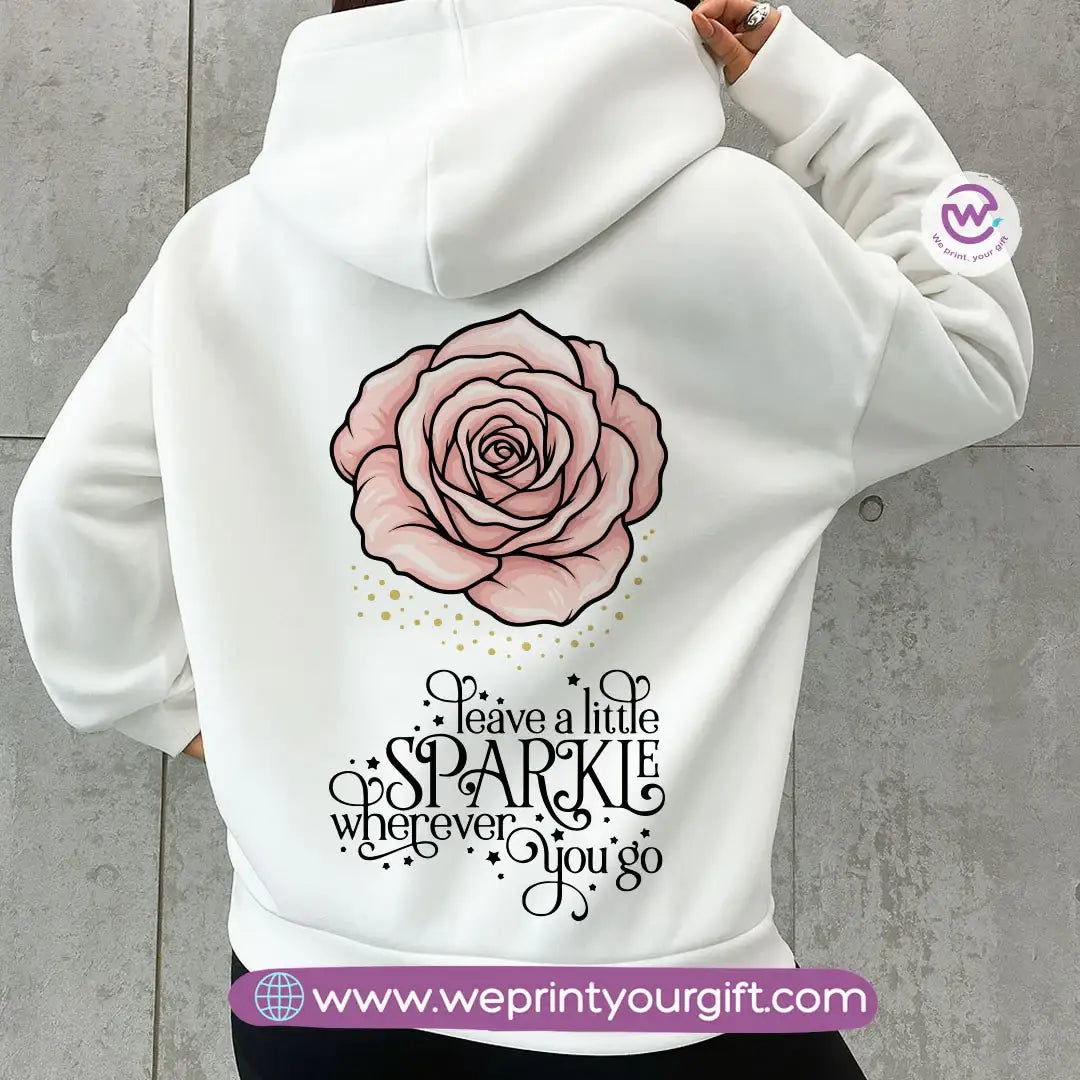 English Motivational Hoodie – Cotton Melton Unisex - WE PRINT