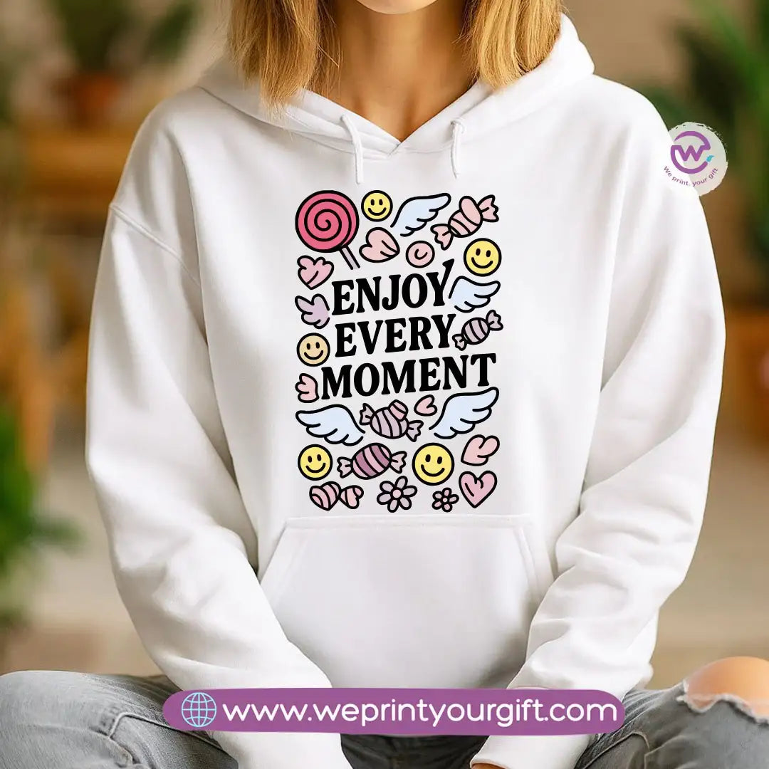 Motivational Doodle Hoodie – Cotton Melton Unisex - WE PRINT