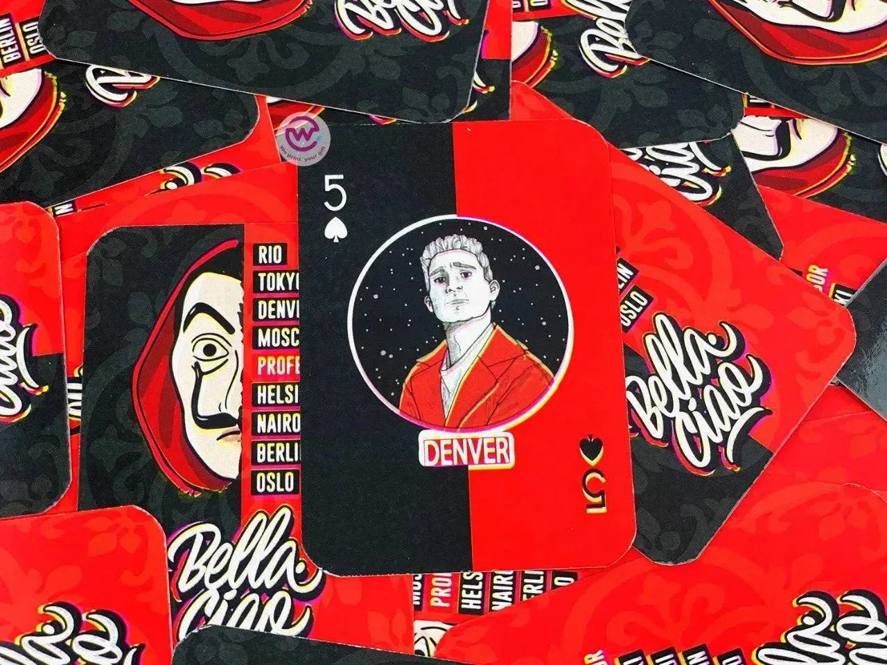 Playing Cards & UNO - La Casa De Papel - WE PRINT