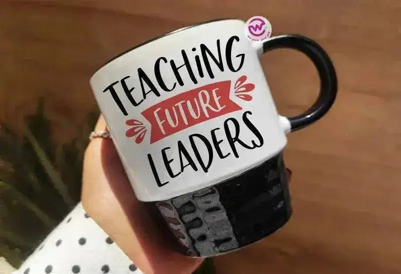 Ribbed Mug - Black - Teacher - WE PRINT
