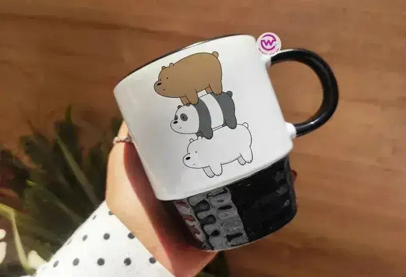 Ribbed Mug - Black - We bear bears - WE PRINT