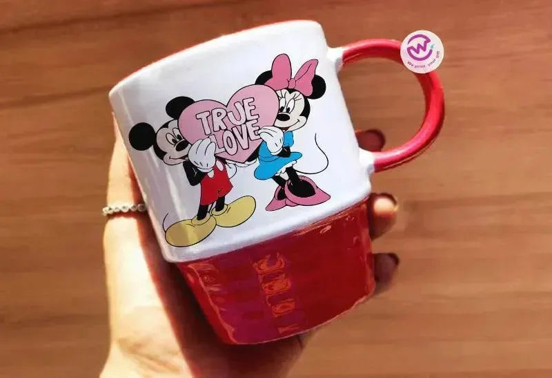 Ribbed Mug - Valentine's Day-love is .... - WE PRINT