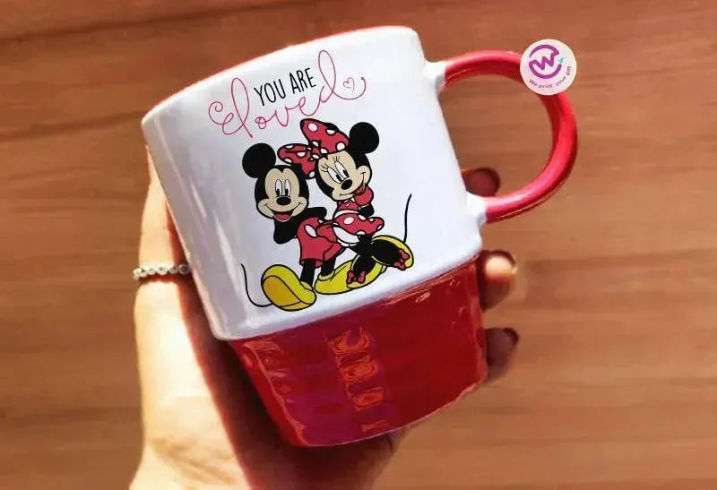 Ribbed Mug - Valentine's Day-love is .... - WE PRINT