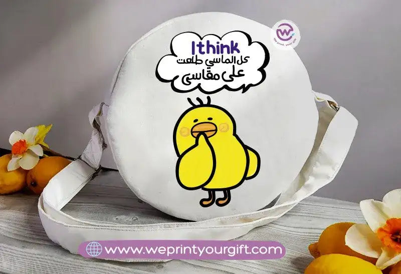 Round Bag-Chick comic - WE PRINT