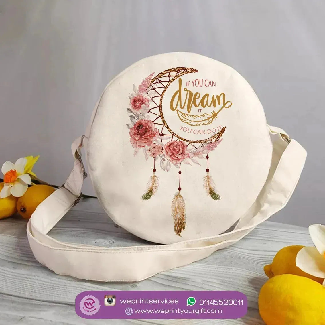 Round Bag - Dream catcher - WE PRINT