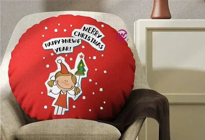 Round Cushion -Christmas 2024 - WE PRINT