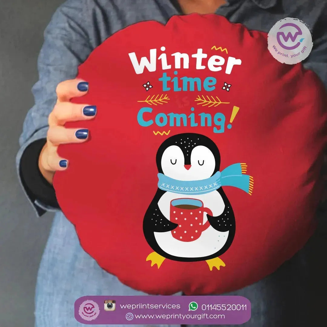 Round Cushion-Christmas Designs - WE PRINT