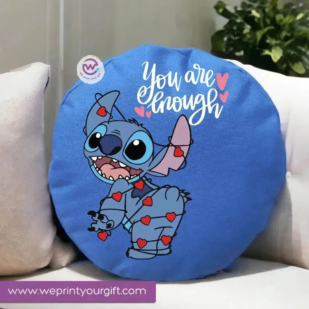 Round Cushion - Stitch (Lilo & Stitch) - WE PRINT