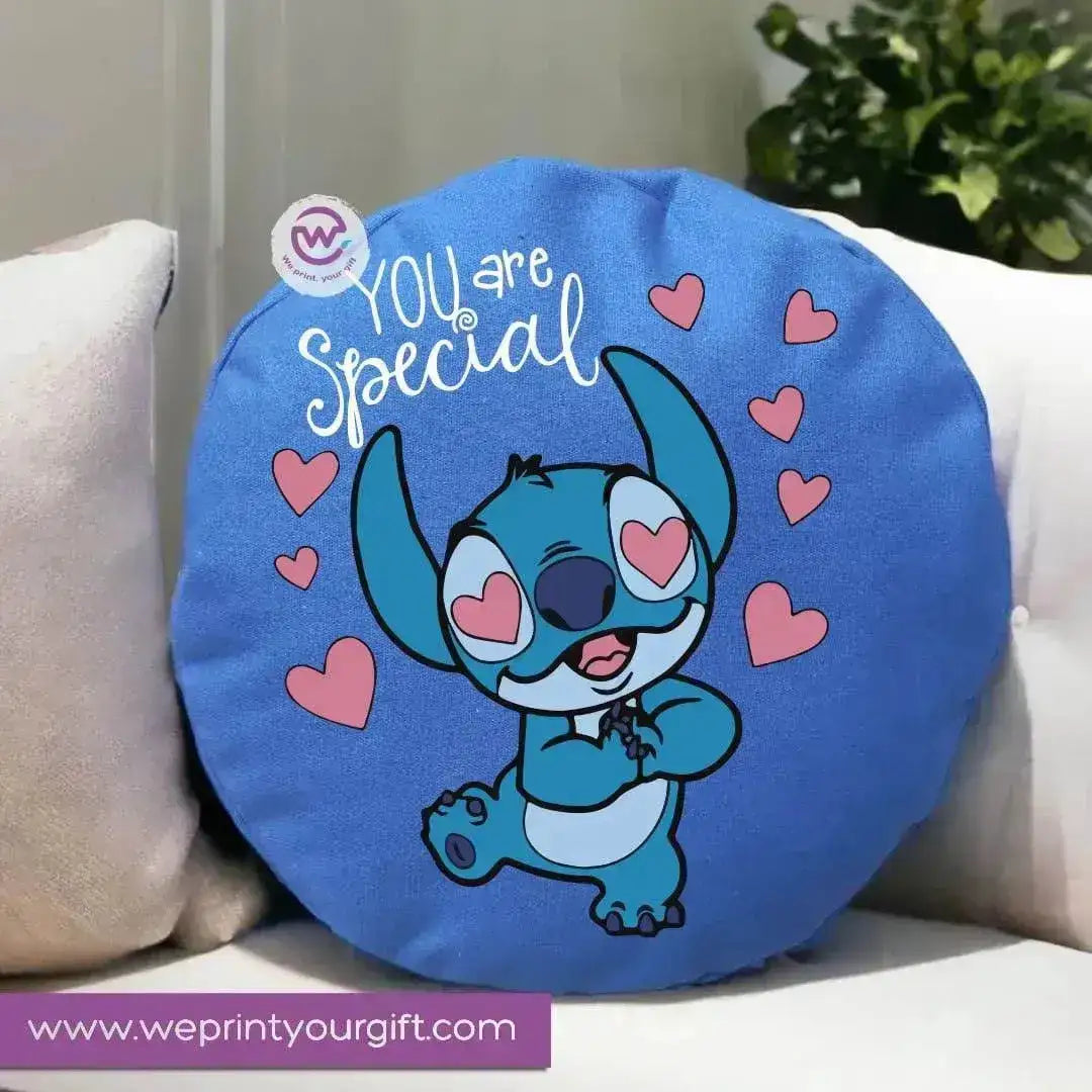 Round Cushion - Stitch (Lilo & Stitch) - WE PRINT