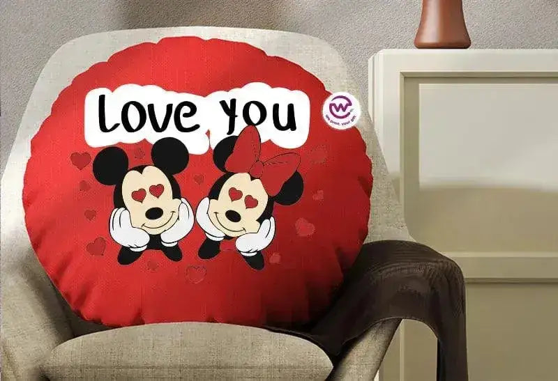 Round Cushion-Valentine - WE PRINT