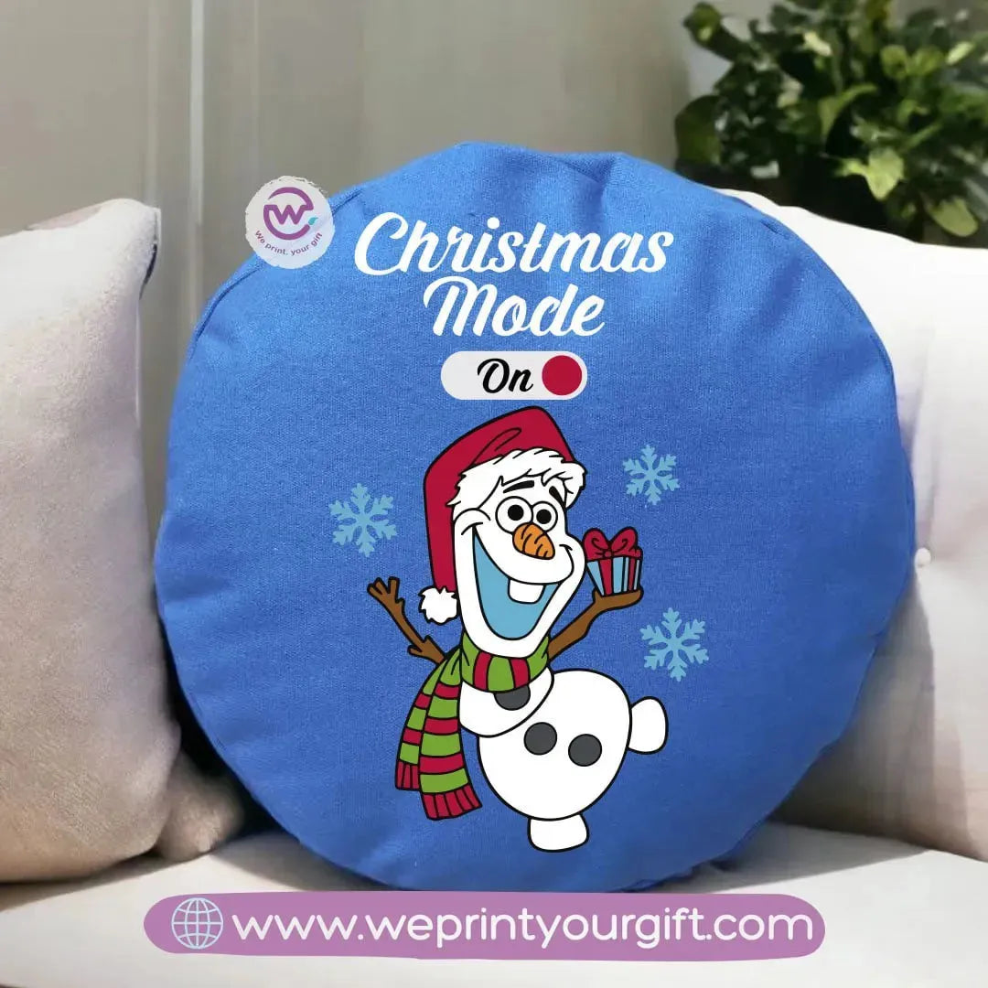 Round Pillow-Frozen - WE PRINT