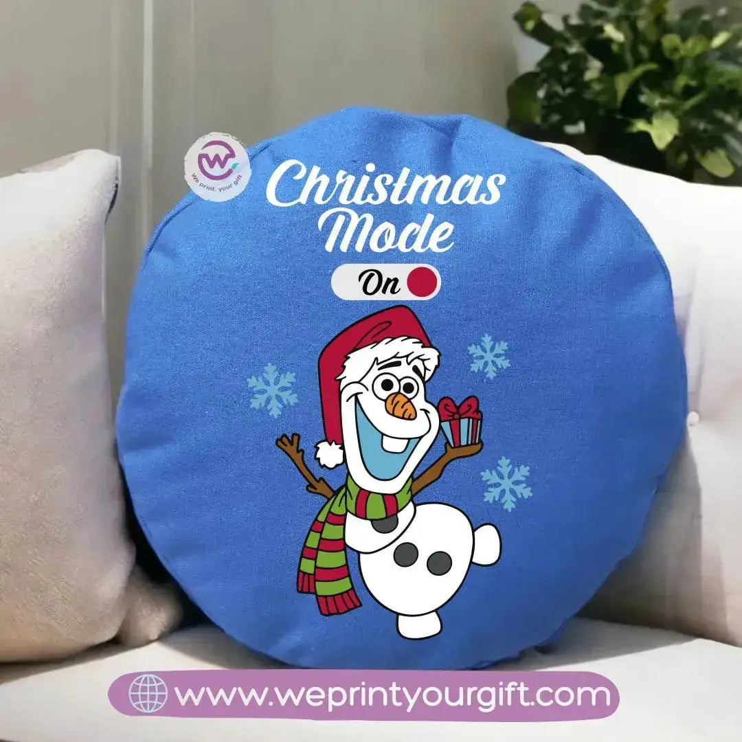 Round Pillow-Frozen - WE PRINT