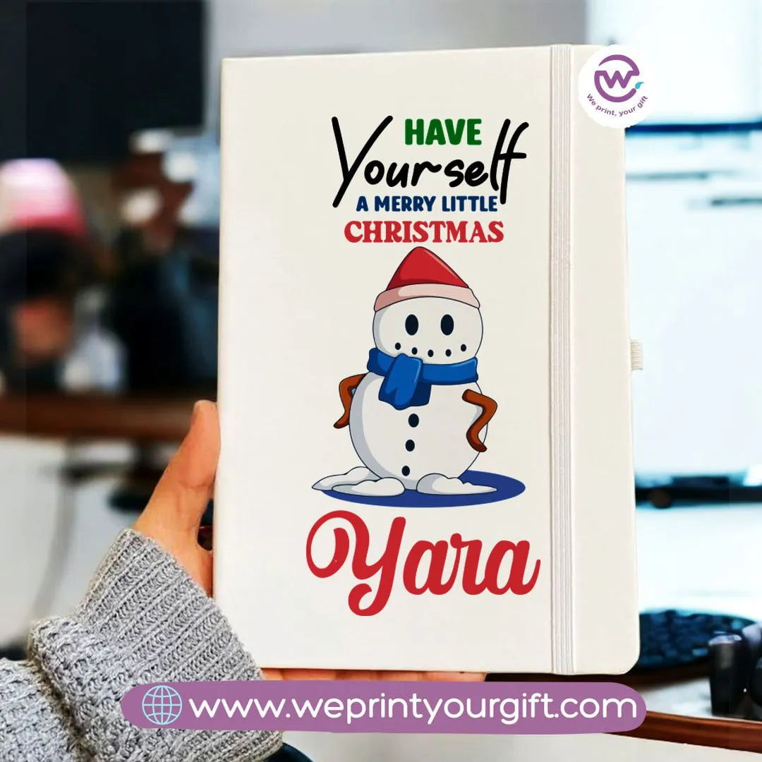 Rubber Notebook-Christmas - WE PRINT