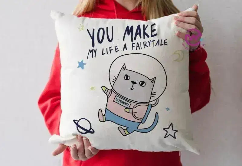 Square Cushion-Cat's - WE PRINT