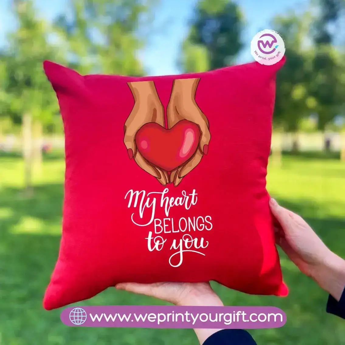 Square Cushion - Love quotes - WE PRINT