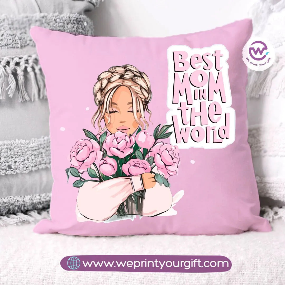 Square Cushion-Mom - WE PRINT