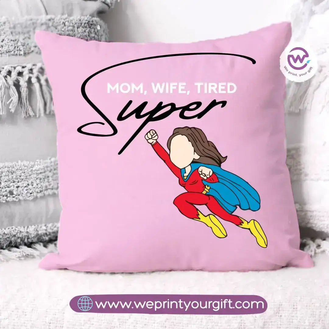 Square Cushion-Mom - WE PRINT