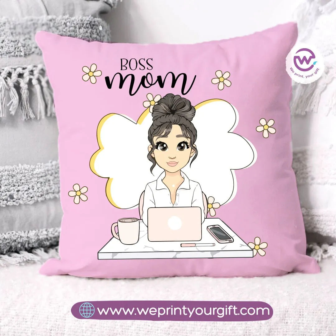 Square Cushion-Mom - WE PRINT