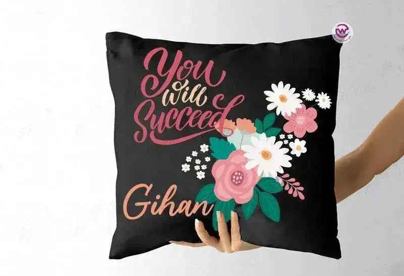 Square Cushion- Motivational Quotes