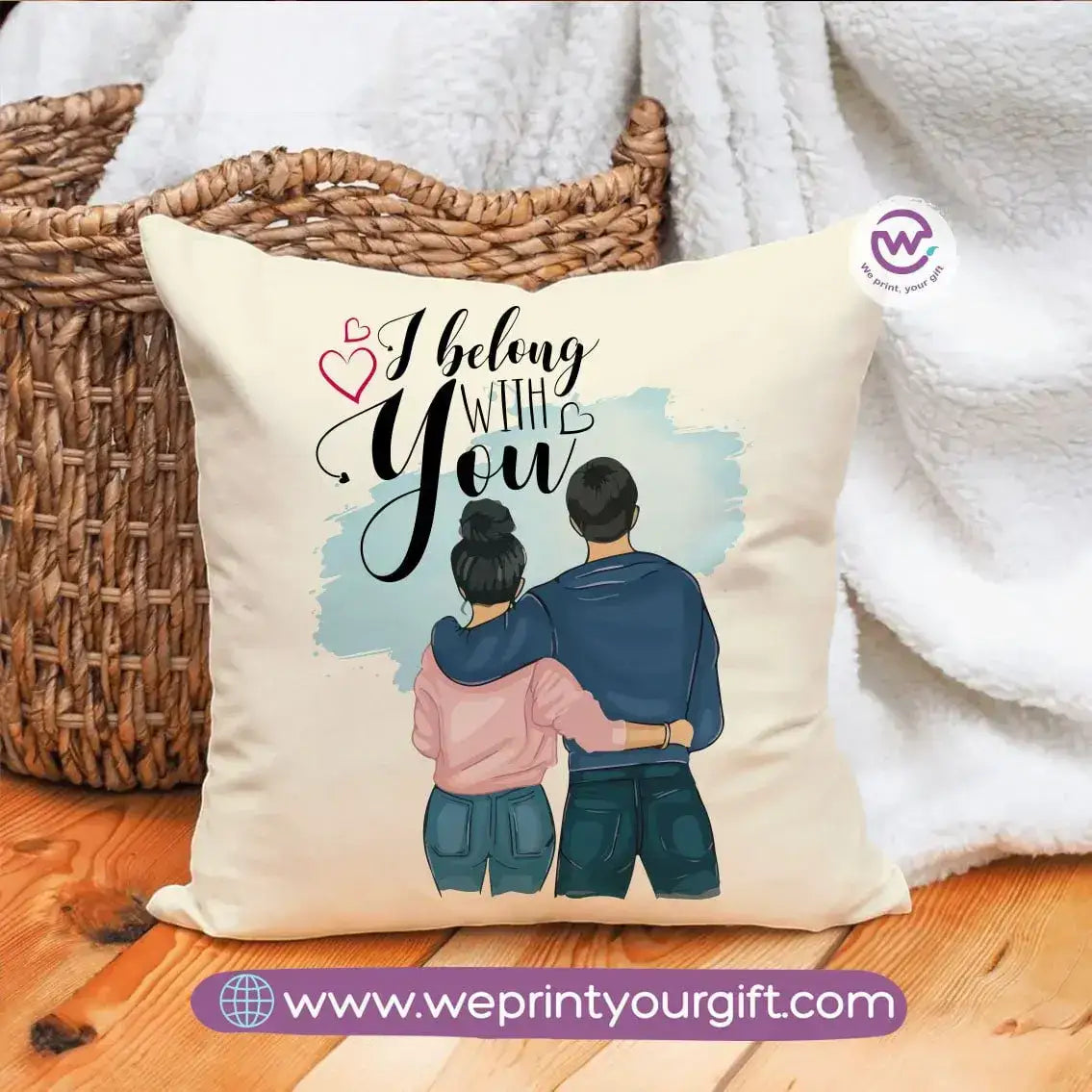Square Cushion- Valentine designs - WE PRINT
