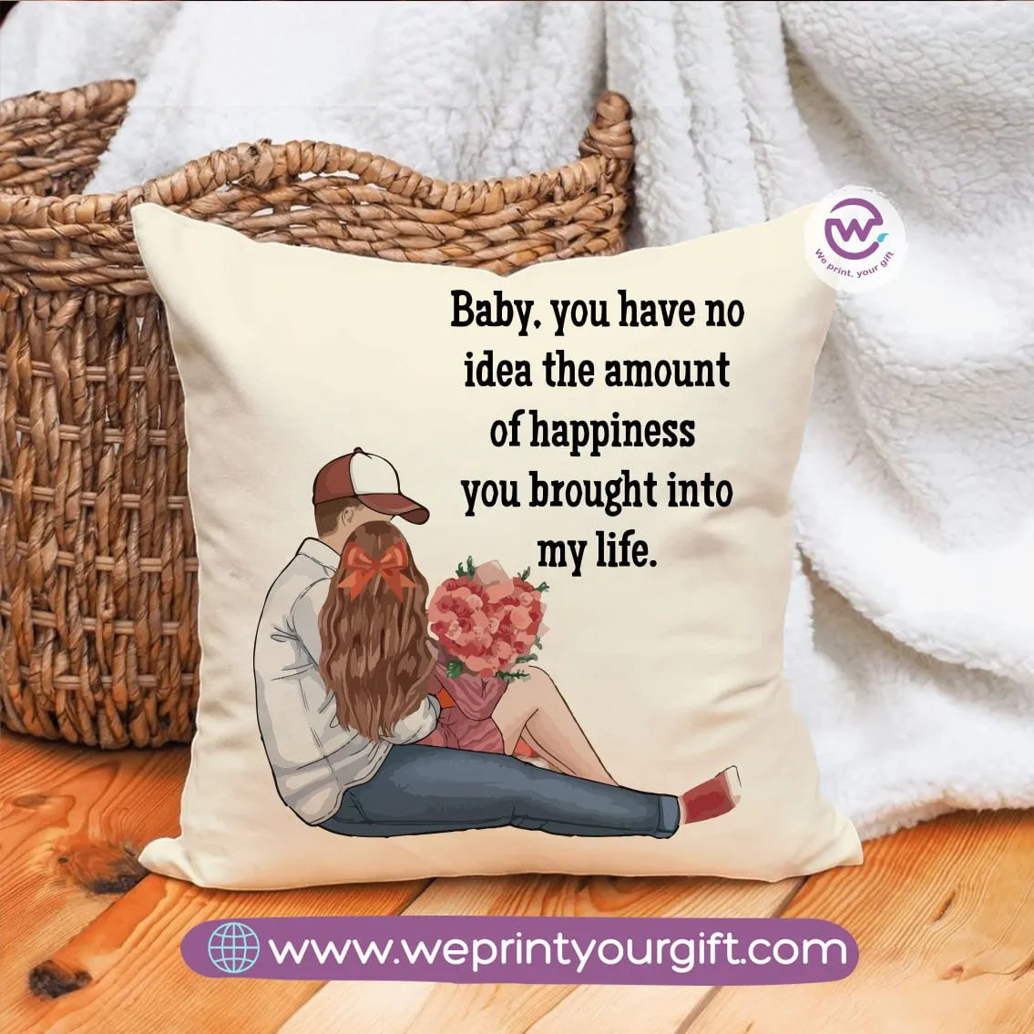 Square Cushion- Valentine designs - WE PRINT