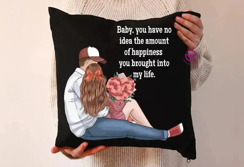 Square Cushion-Valentine's Day - WE PRINT