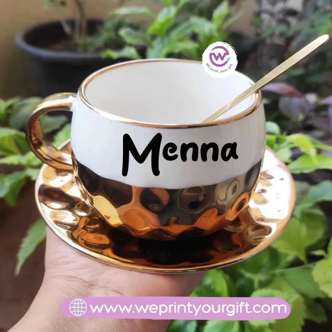 Tea Cup With Plate - WE PRINT